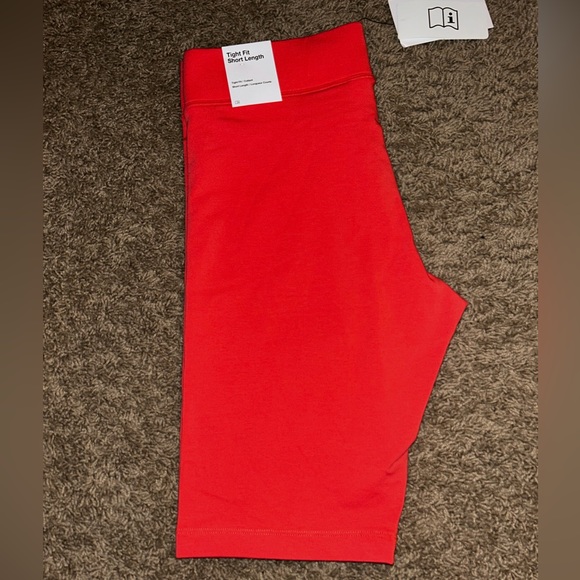 Nike mid rise biker shorts NEW medium magic ember - Picture 3 of 4